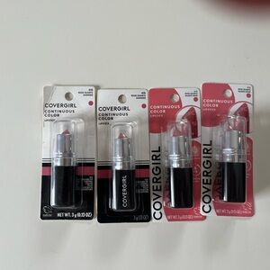 4 Covergirl Continuous Color Lipstick 415 Rose Quartz